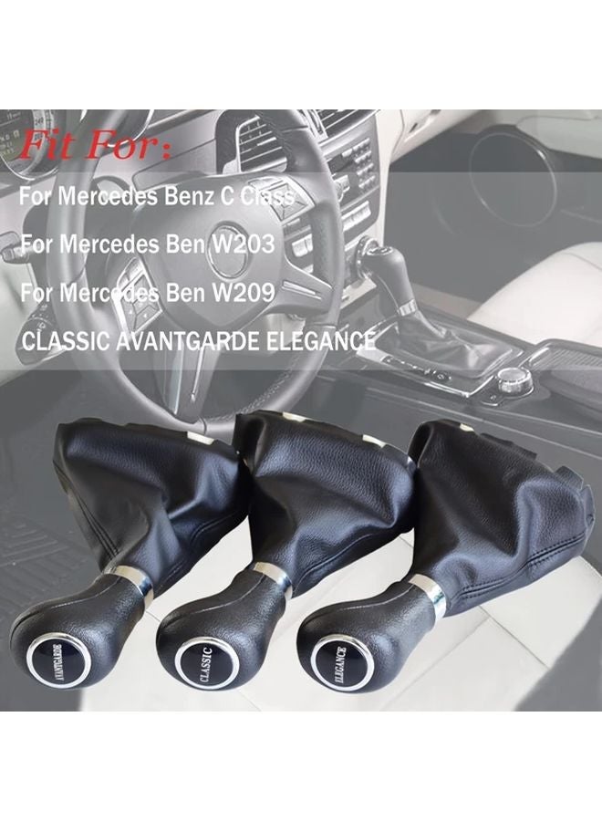 Mercedes Benz C Class W209 W203 Gear Shift Knob Lever Shifter Boot Cover AVANTGARDE Model - Image 5